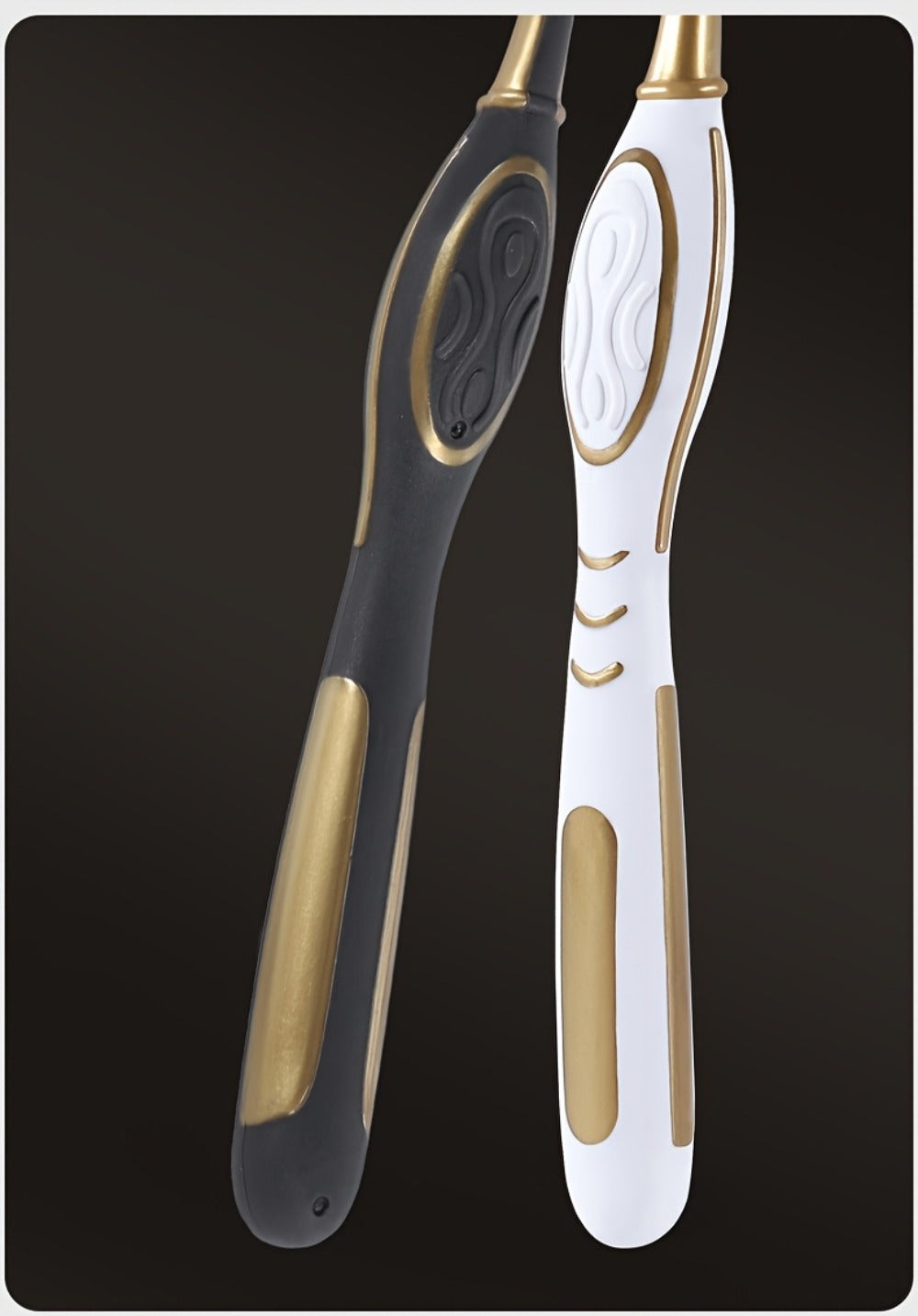 GLORYIN [6pcs Travel Set] [6pcs Travel Set X 2] White Platinum Series Olive-shaped Anti-slip Handle Travel Essential Household, Adult, Couple, Soft Bristle Toothbrush.