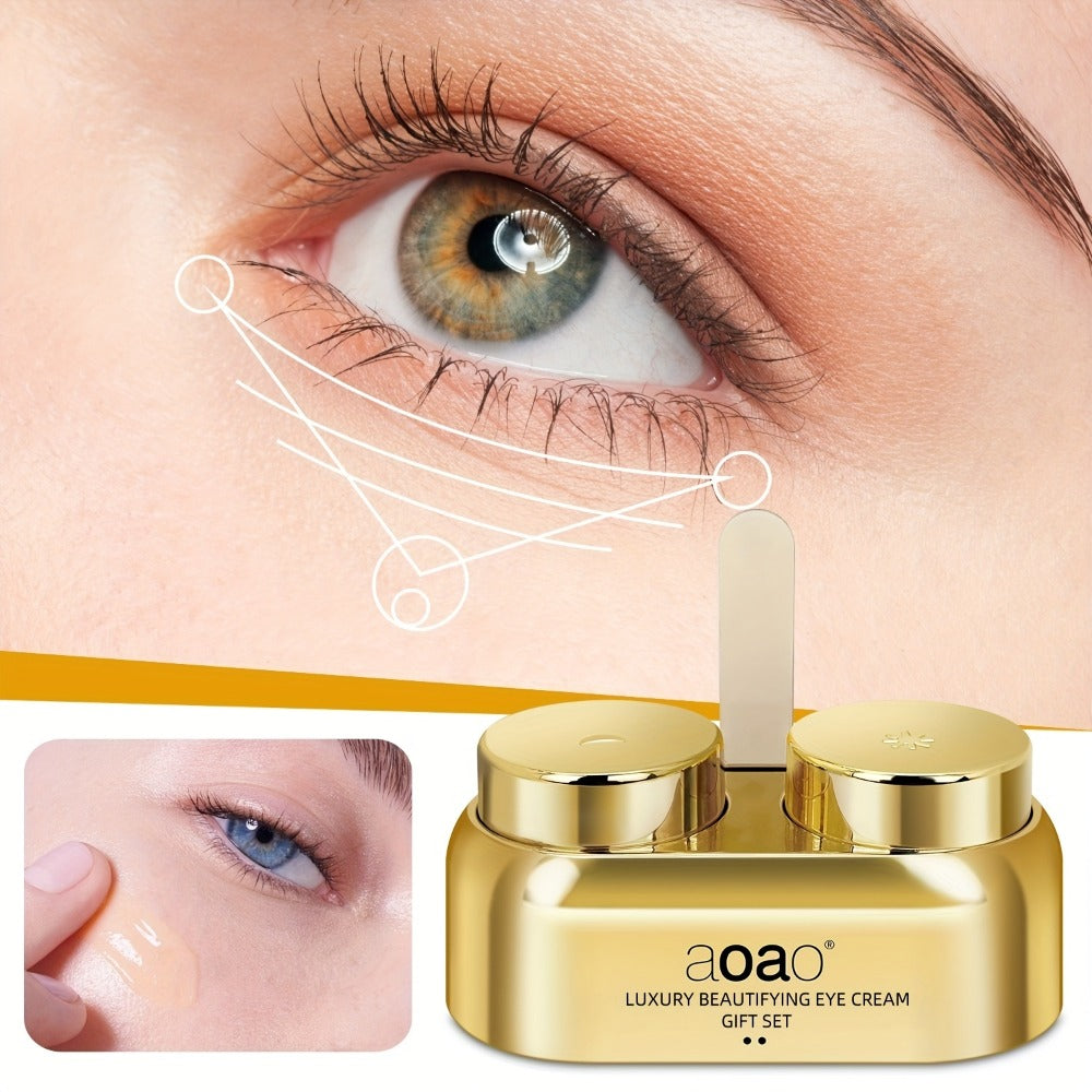 Caffeine Day & Night Eye Cream Peptide Firms Moisturizing Collagen Eye Area Hyaluronic Acid Brighten Skin Eye Essence
