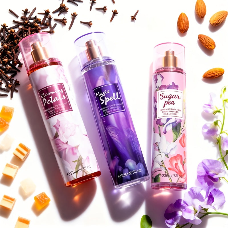 8 Fl.oz/236ml Hair & Body Mist For Women, Floral Fragrance Mist, Fresh Body Spray, Long-Lasting Perfume, Perfect For Daily Use, Dating, Parties And Gift Giving