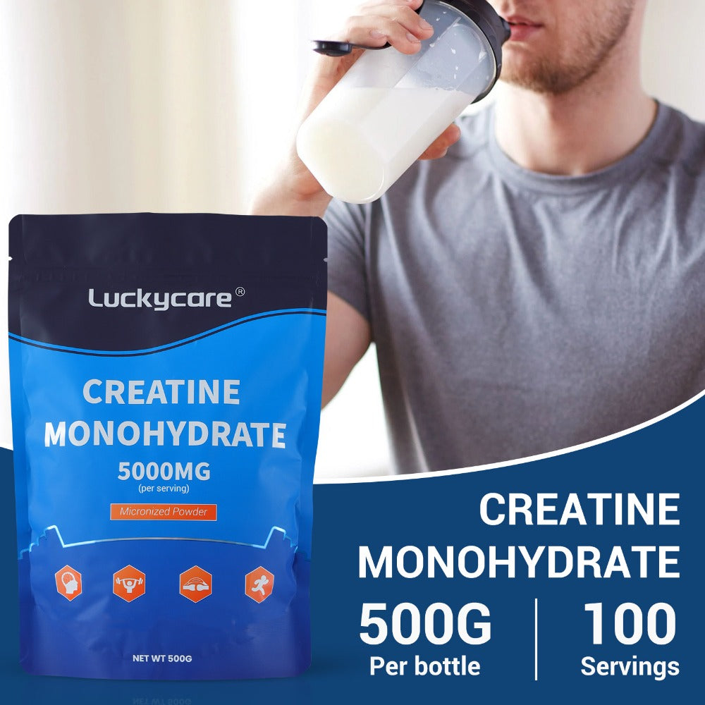 Creatine Monohydrate Powder 500G, 5000mg Per Serving, Micronized Creatine, Pure Unflavored