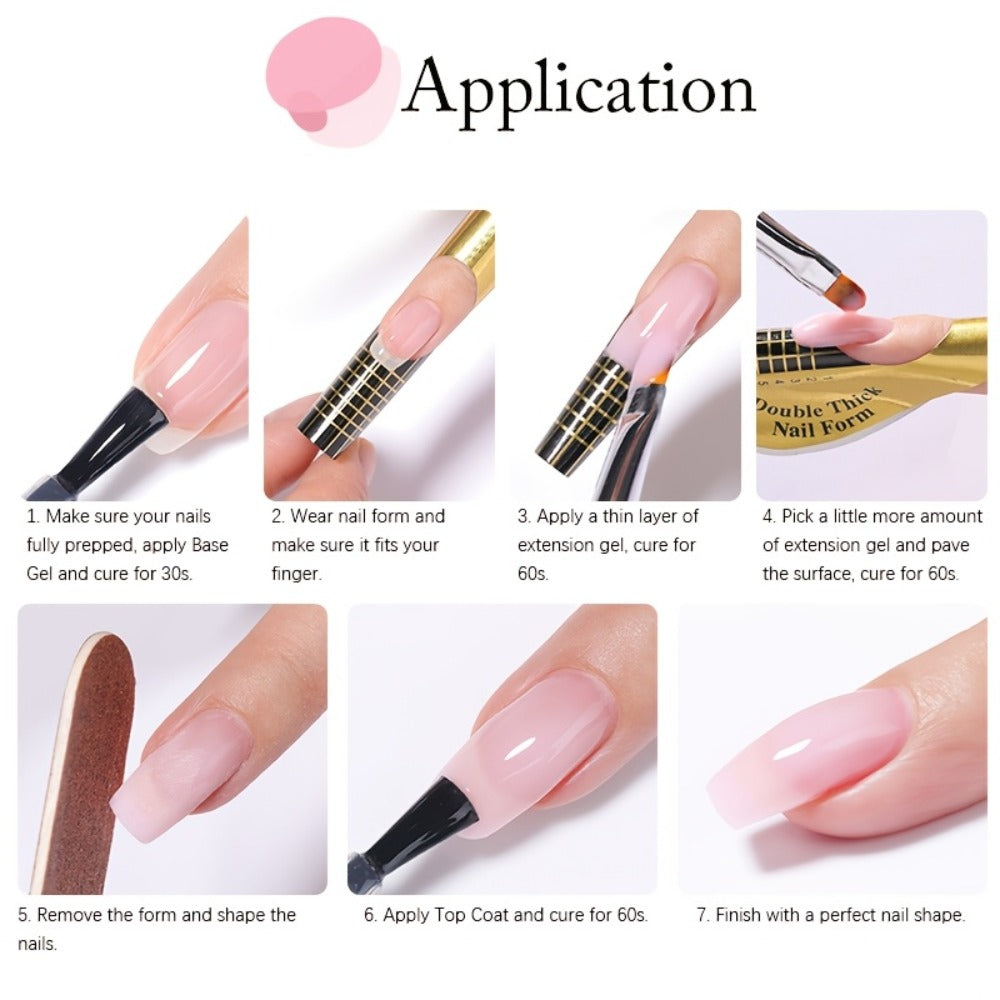 UR SUGAR 150g Jelly Gel Nail Extension Gel Fast Building Nail Hard Gels Self Leveling Construction Gel