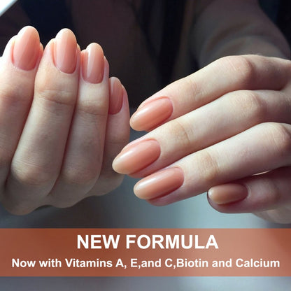 Vitamin Nail Strengthener 3-Day 10ml Alcohol-Free Formula – Prevents Breakage Peeling & Chipping, Nail Hardener for Soft Thin Brittle Nails, Strengthens & Protects Daily Nail Treatment for Women