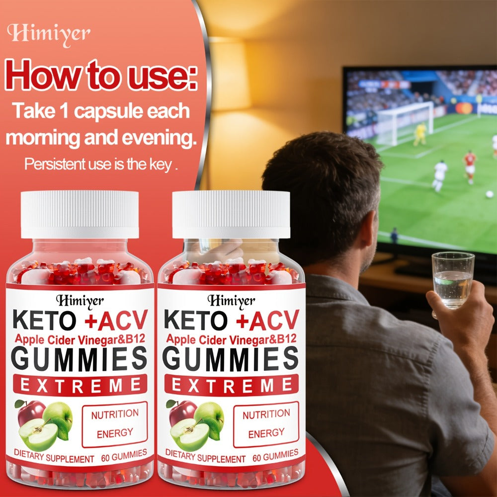 Buy 2 Get 1 Free-Keto ACV Gummies [New And Improved] - Apple Cider Vinegar Recipe with Pomegranate Beet Juice Powder And B12, Vegan, Premium Apple Cider Vinegar Rich In Vitamins B And C - with Probiotic Jelly, Apple Cider Vinegar Gummy Bears