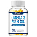 Omega-3 Fish Oil - with EPA and DHA, Support Vision, Skin, Heart, and Brain Health - 120pcs