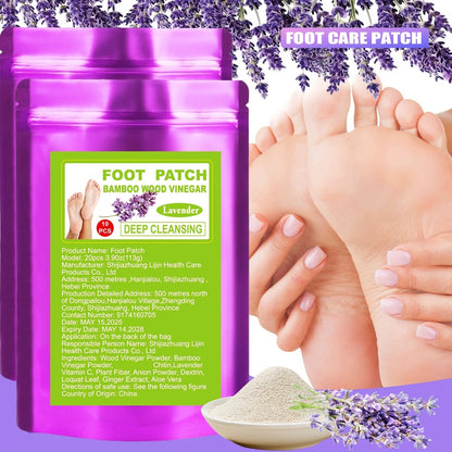 Foot Patch Set 50 150pcs Bamboo Vinegar Ginger Powder Deep Cleansing Moisturizing Detox Foot Pads Natural Plant Ingredients Alcohol Free Night Use