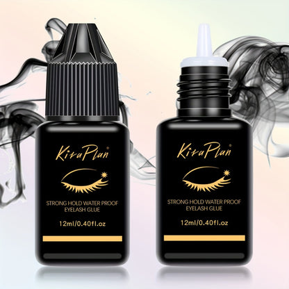 Eyelash Glue Quick Dry — Individual Lash Extensions & DIY Cluster Adhesive, Odorless Black Lash Bond for Self-Grafting, Beginner-Friendly Lash Extension Glue