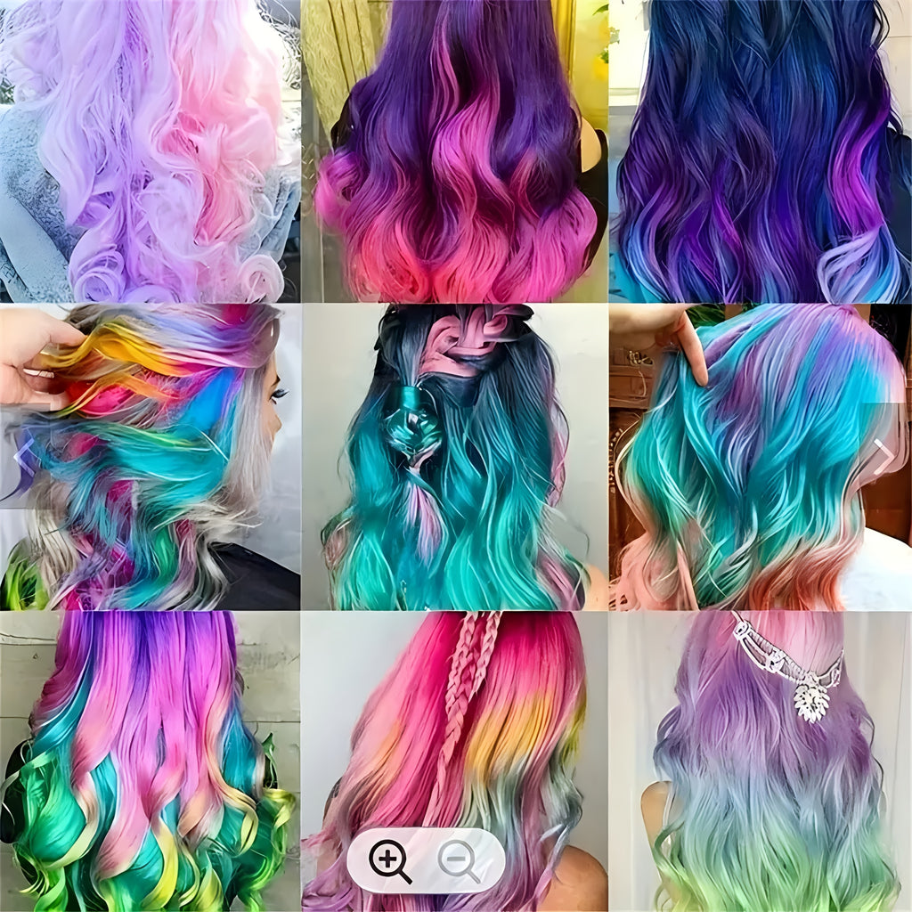 10color Hair Chalk Comb+1comb, Y2K Hair Chalk Comb, Temporary Washable Hair Color Dye for Birthday Halloween Christmas Stocking Stuffers, 11pcs Hair Chalk Comb