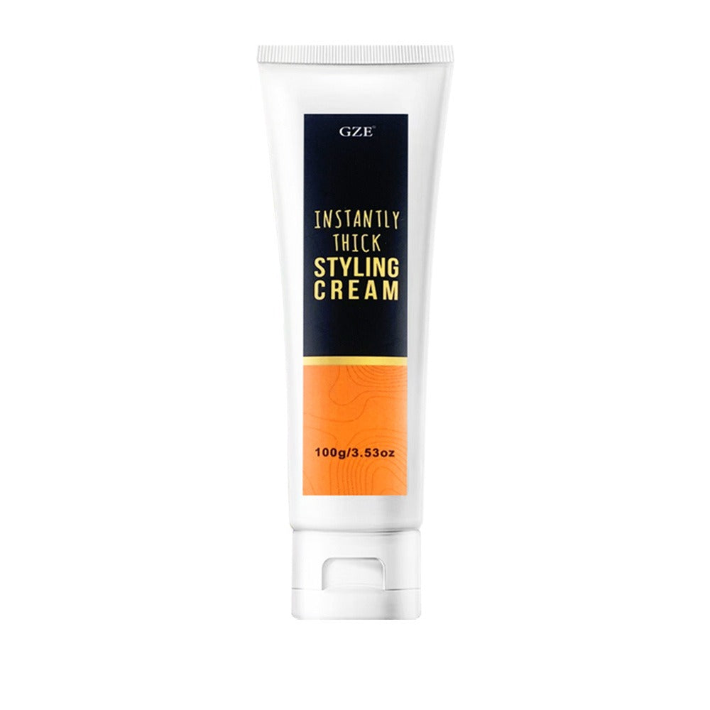 Hair Thickening Styling Cream Instantly Volumizes Texturizes Adds Body - Lightweight Formula for All Hair Types Volume Boost Styling Product for Men Women 100g