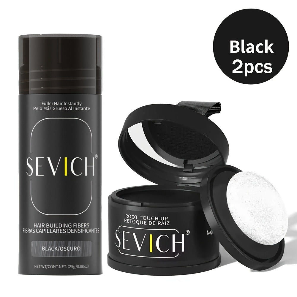 Root Coverage Powder for Thinning Hair - Hairline Concealer with Natural Shadow Effect, Voluminous Lift & Lightweight Formula, Sensitive Scalp Safe, Easy Brush Application for Men & Women All Hair Types