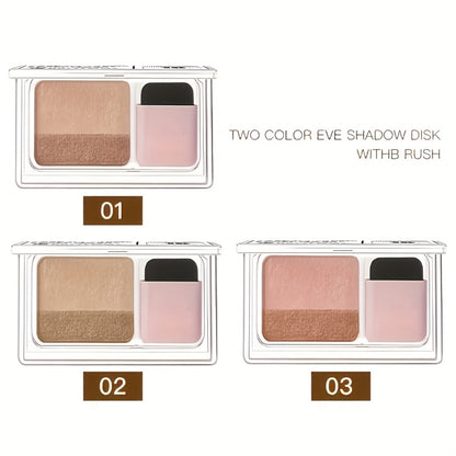 Eyeshadow Palette 3-Pack Dual-Color with Matte Satin & Shimmer Finishes - 5-8 Shades Each Waterproof Long-Lasting Blendable Eye Makeup Set with Applicator Brush for Women Beginners & Gifting