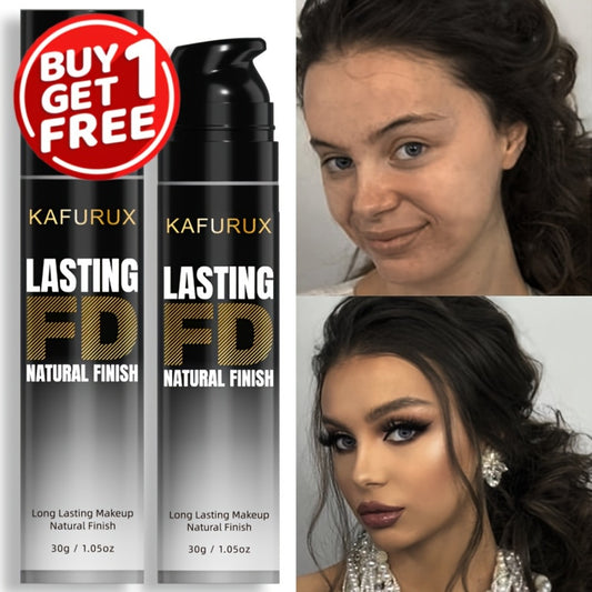 2pcs Foundation for Women, Light Texture, Foundation Makeup, Concealer Makeup, Strong Coverage Concealer, Liquid Foundation Full Coverage, Suitable for All Skin Types, Adjust Uneven Light Beige, Facial Makeup