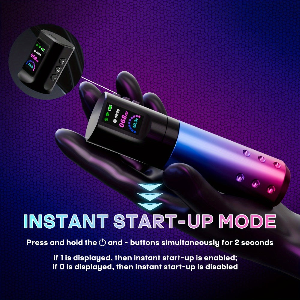 Tattoo Pen Kit Wireless Rotary LED Color Screen — 20pcs Cartridge Needles, 11 Tattoo Inks, 6-Hour Battery, Complete Tattoo Machine Kit for Beginners & Professionals
