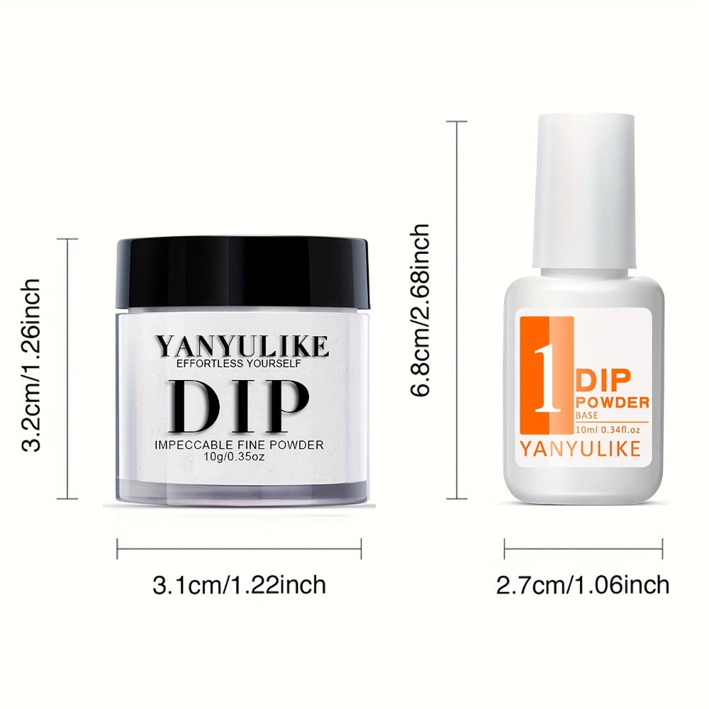 Beginner'S Dip Powder Nail Kit Featuring Four Colors: Pink, Brown, And Beige, Complete with Dipping Powder Liquids