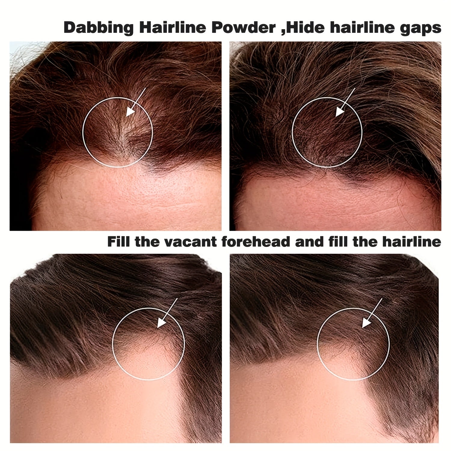 Beard & Hair Touch-Up Powder For Men - Instantly Covers Gray, Fills Sparse Areas, Creates Natural Thickness - Also For Eyebrows & Hairline Perfect For A Father'S Day Gift