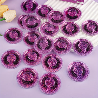 5D Faux Mink False Eyelashes 20 Pairs Multipack – Wispy Strip Lashes in 4 Mixed Styles: Cat Eye, Extra Thick, Fluffy & Natural D Curl, Reusable Dramatic Lashes for Makeup, Parties & Gifting
