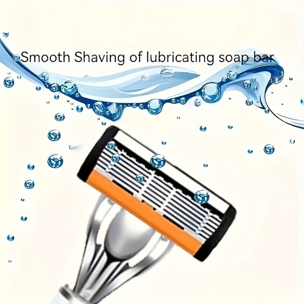 The 2025 New Razor Features Precise Blades That Fit The Facial Contours for Easy Shaving. Paired with A Lubricating Strip, Every Shave Becomes A Must-have for Stylish Men Who Enjoy A New Hairstyle