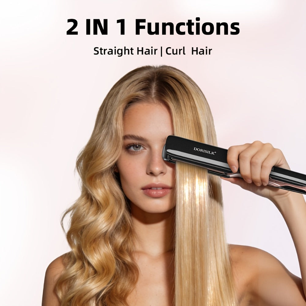 Hair Straightener Professional 500F High Temperature Hair Irons Plasma Keratin Hair Flat Iron for Frizzy Hair Recovers The Damage (2inch)