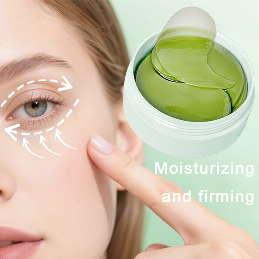 Arovira Collagen Eye Cream & Eye Mask, Hydrates And Firms The Eye Area, Suitable for Dark Circles Puffiness And Fine Lines, 60pcs, Fragrance-free Daily Skincare Routine, Elegant Packaging Natural Ingredients