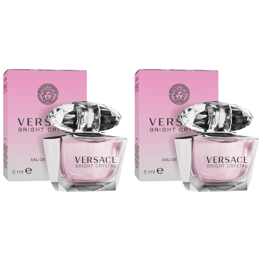 Versace Bright Crystal Eau De Toilette Pack of 2