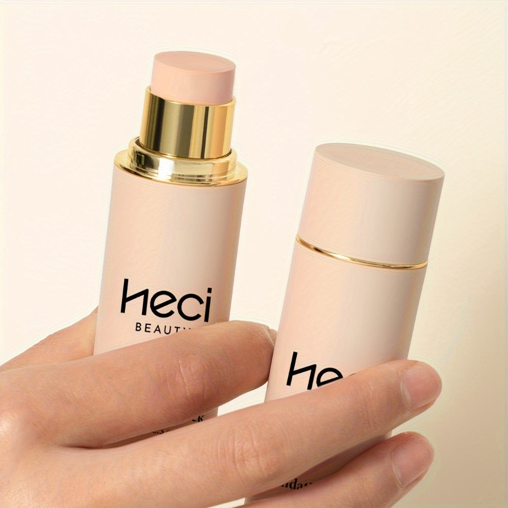 Concealer Foundation Stick 2pcs - Full Coverage CC Cream Waterproof Long-Lasting Matte Finish, Lightweight Moisturizing Formula for Light to Medium Tan Skin Tones, Multi-Purpose Flawless Makeup