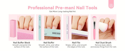 Clear Dip Powder Nail Kit Starter 60g - Transparent Dipping Powder with Base Coat Activator & Top Coat - Professional French Manicure Repair & Nail Art Dip Set