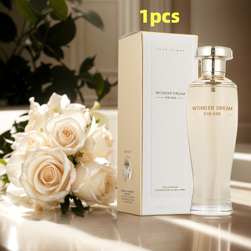 3.4 Oz Women'S Perfume Spray, Long-Lasting Fragrance, Contains White Musk, Sandalwood, And Vanilla, Suitable for Dates, Daily Life, Parties, And Gift-Giving - 1/ 2pcs