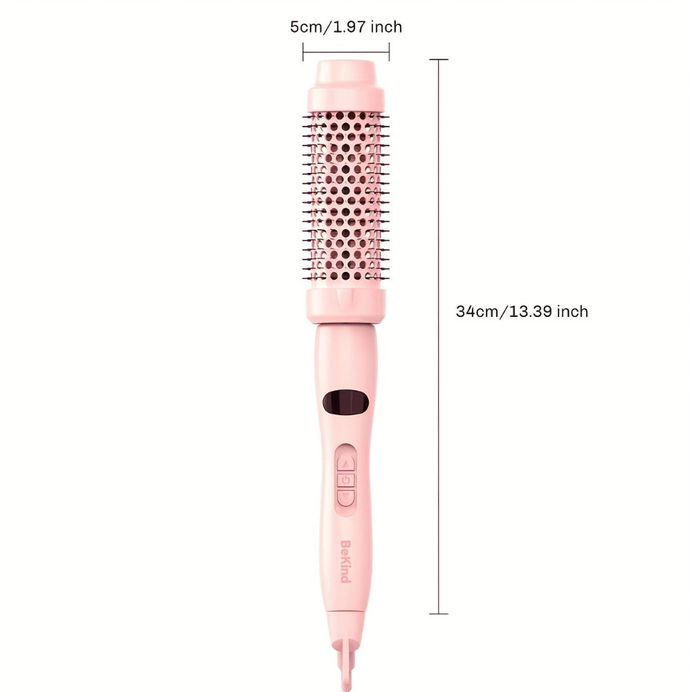 Twist Pro Thermal Brush - 1.5 Inch Heated Round Brush, Effortless Salon Finish, Dual Voltage Travel-Friendly Styling Tool, Anti-Scald, Heats In 20s