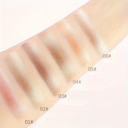 Eyeshadow Stick Set 6pcs Dual-Color Waterproof Long-Lasting Eye Shadow Pencil Kit - Smudge-Proof, Highly Pigmented, Easy Blending Makeup for Women & Girls