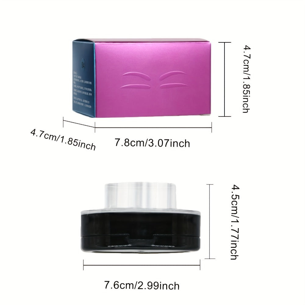 Eyebrow Stamp Powder Waterproof Natural Arched Brow Shaping Kit, Long-Lasting Eyebrow Makeup for Women, Works on Dry & Oily Skin — Grey, Light Brown, Dark Brown