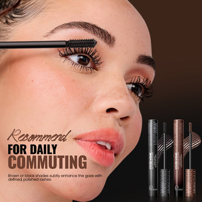 Waterproof Colored Mascara 5 Shades Smudge-Proof Clump-Free Long-Lasting Formula Vivid Eye Makeup for Stage Cosplay Everyday Wear Women