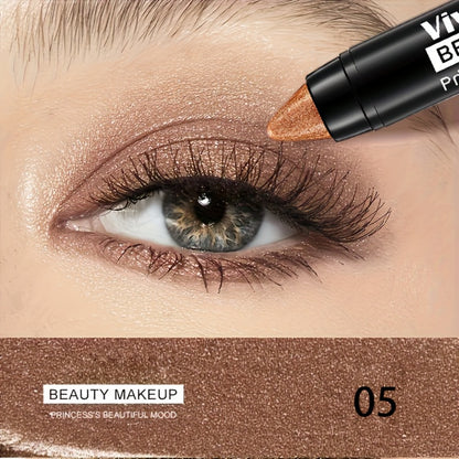 Eyeshadow Sticks 7-Piece Set – Pop Color Matte Eye Makeup Pencils with Eyebrow Pencil, Easy Apply Smoky Eye Kit for Party, Daily & Festival Makeup