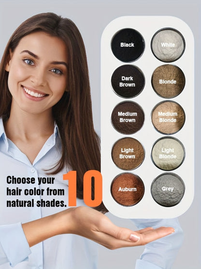 Hair Fibers Spray Applicator Kit — SILLKVA Instant Thickness & Natural Coverage for Thinning Hair & Bald Spots, 7 Shades, Precision Spray, 0.97oz