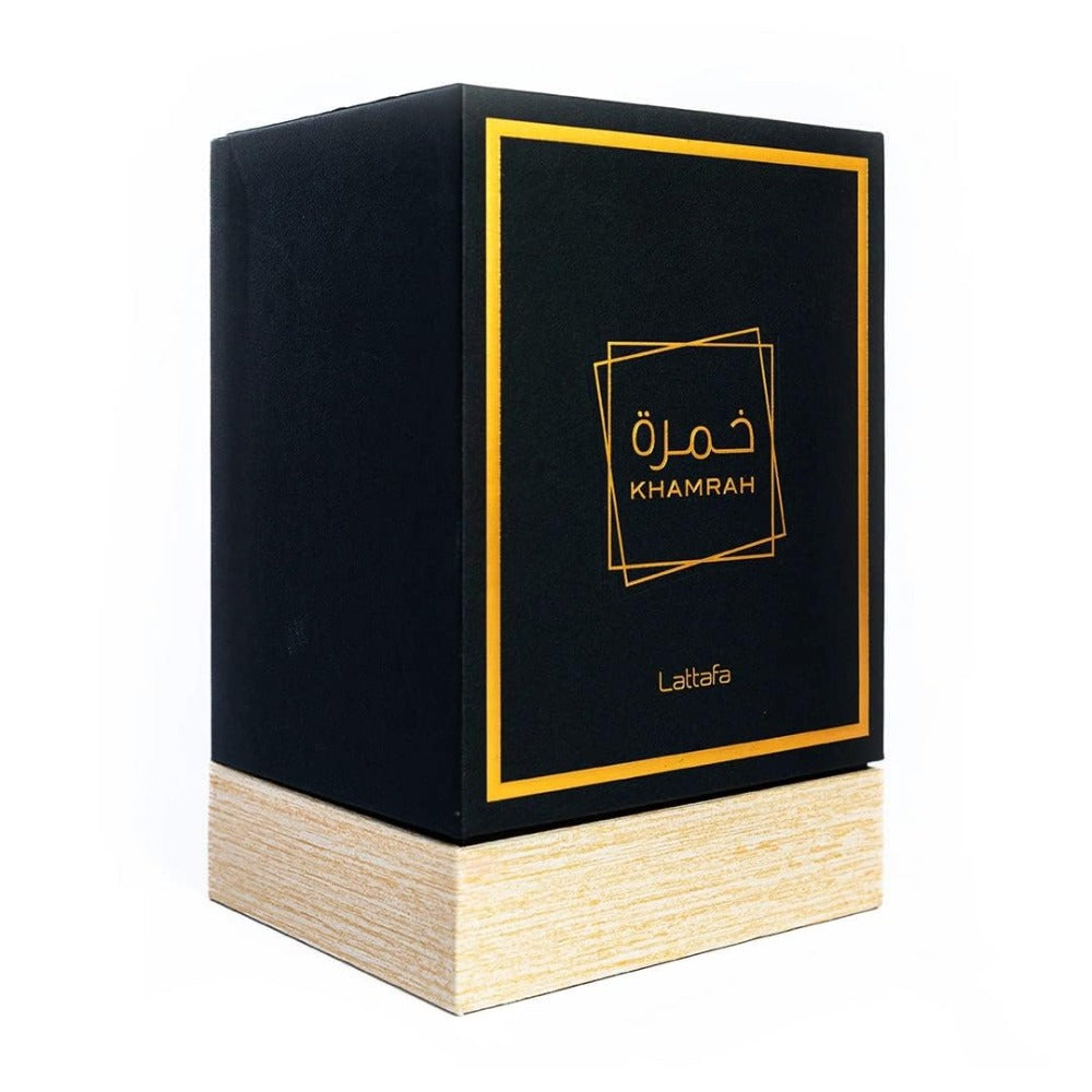 Lattafa Khamrah Eau de Parfum Spray Unisex 3.4 Oz Aromatic Sweet Spicy Scent