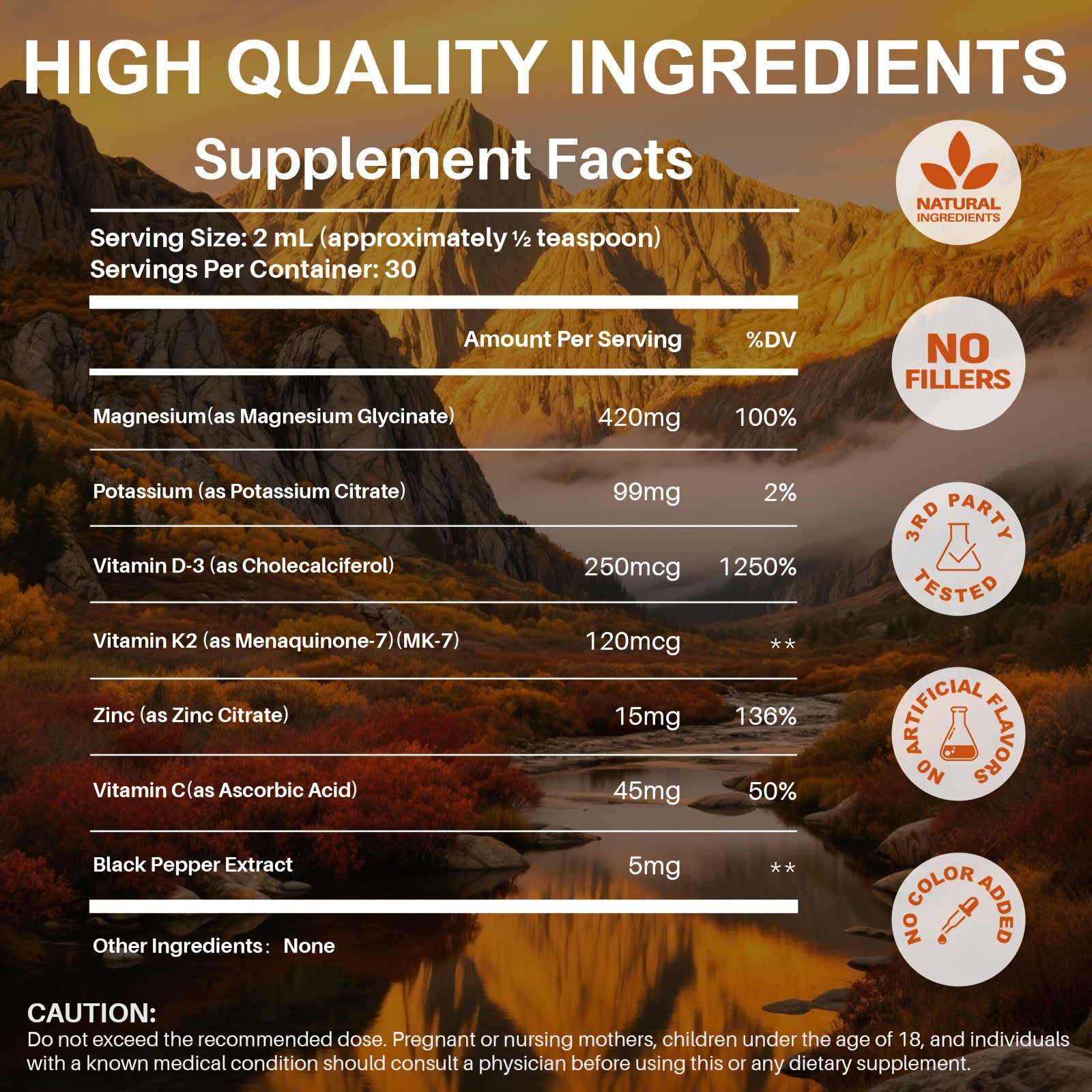 Vitamin D3 10000 IU & K2 As MK-7 120mcg with Magnesium, Vitamin B2, Zinc, Sugar-Free Vitamin D Liquid |Calcium Absorption for Mood & Immune Health - 2fl.oz, 30 Days
