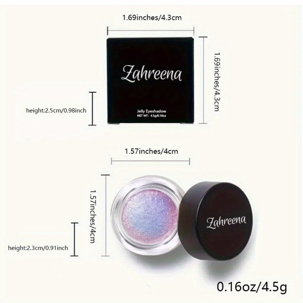 Glitter Eyeshadow Gel Jelly Holographic Shimmer, Indigo Twilight Gradient Purple Eye Makeup, Waterproof Long-Lasting Formula for Party Halloween Festival Looks