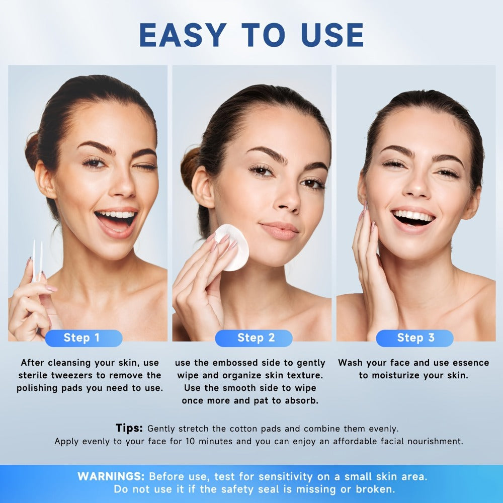 Exfoliating Face Pads 60 Counts Toner Pads with Vitamin C And Tea Tree Oil, Deep Cleanse, Reduce Dark Spots And Brighten Skin
