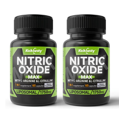 L-Arginine & L-Citrulline Energy Supplement 7-in-1 with Maca, Beetroot & Nitric Oxide Boost - Pre-Workout & Daily Stamina Support for Men & Women - Ideal for Fitness, Office & Active Adults