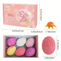 New Dinosaur Bath Bomb Set 6pcs Per Piece with Surprise Inside| Ideal for Christmas Gift Or Birthday Gift