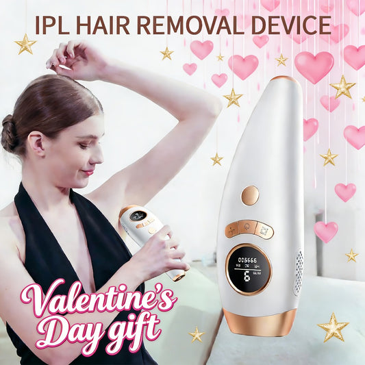 IPL Hair Removal Device 999900 Flashes Permanent At-Home Hair Remover for Women Men Full Body Legs Arms Bikini Line Underarms 9 Energy Levels Painless