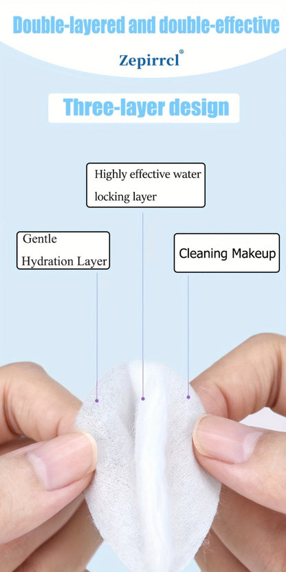 Cotton Rounds Makeup Remover Pads 600pcs Disposable Facial Cleansing Pads Soft Gentle on All Skin Types Beauty Tools Portable 100 Tablets Per Pack 2.36inch Round