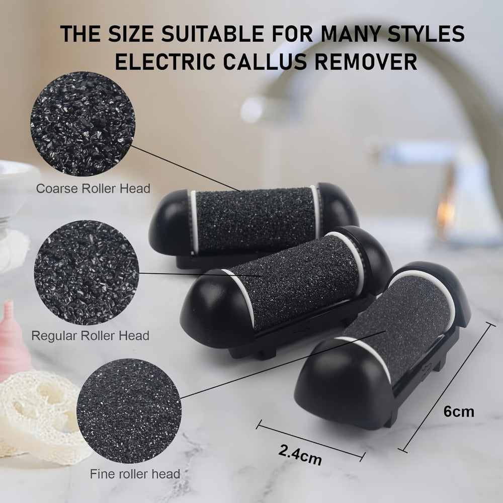 Electric Feet Remover, Rechargeable Portable Electronic Foot File Pedicure Kits, Foot Scrubber File, Professional Pedicure Tools, Foot Care for Dead Skin Ideal Gift, 14in1 3 Rollers Manicure Nail