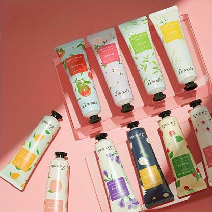 30 Random Scents Mini Hand Cream Gift Set 30pcs Assorted Travel Size Moisturizing Lotion for Dry Skin Winter Hydration Nourishing Hand Lotion for Women Friends Family Stocking Stuffer