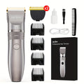 Adjustable Beard Trimmer for Men, Cordless Electric Beard Trimmer with Precision Dial, USB Rechargeable 5 Levels Settings Mustache Trimmer for Men'S Gifts
