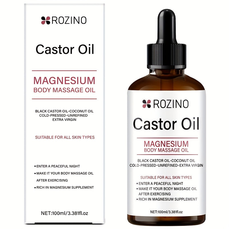 Magnesium Essential Oil: Pure Plant Essential Oil, Suitable for Massage, Shower, Skin Care, Face, Body, Nail, Hair, And Eyelash Care. General Application.