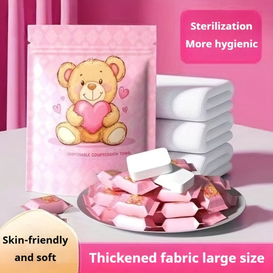 3 Packs Of 60 Disposable Face Towels, Enlarged And Thickened Convenient Compressed Towel Travel Pack, Very Suitable For Essential Water-absorbing And Convenient Face Towels When Going Out, Traveling And On Business Trips