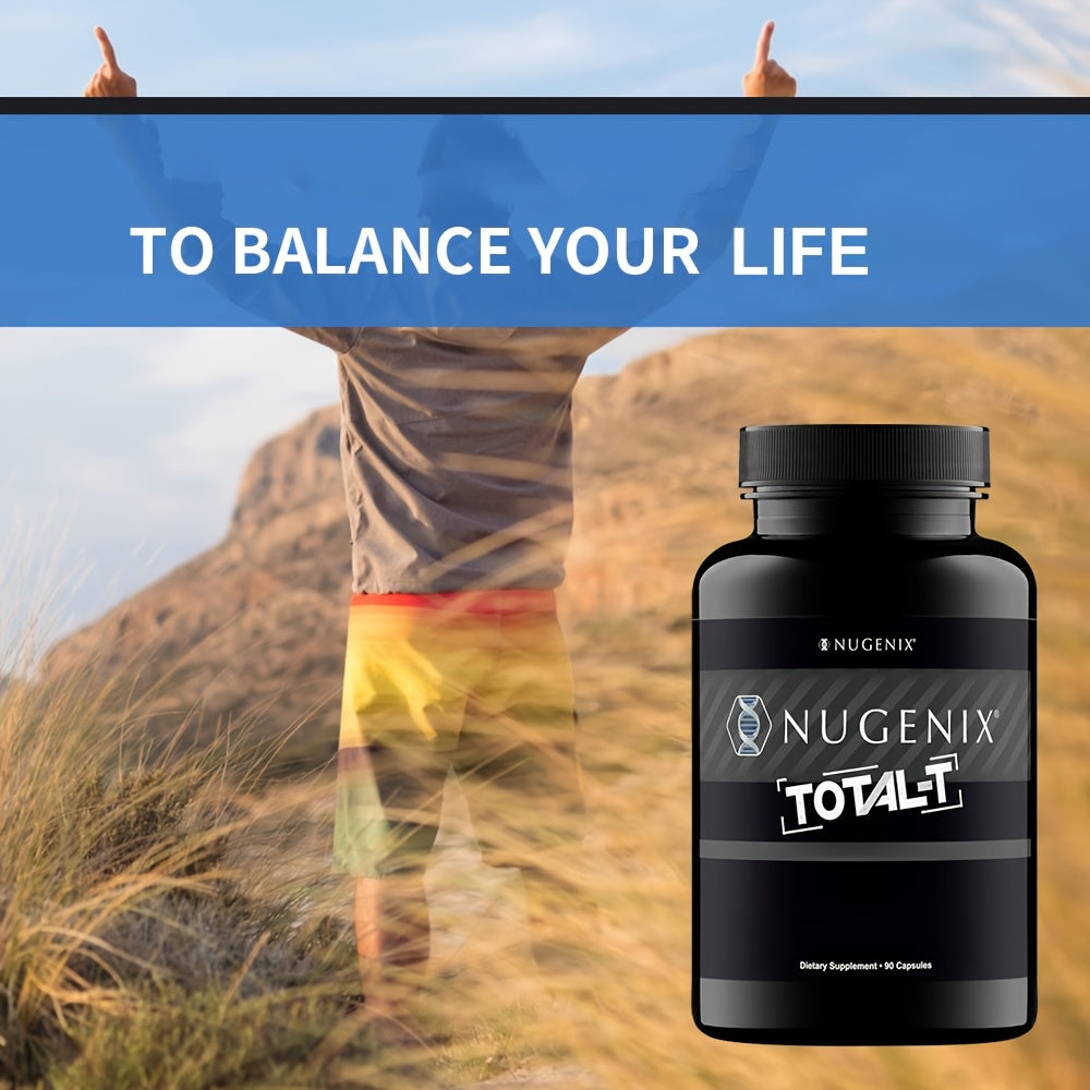 Total-T, A Male Supplement to Support Free and Total Testosterone, 90 Tablets