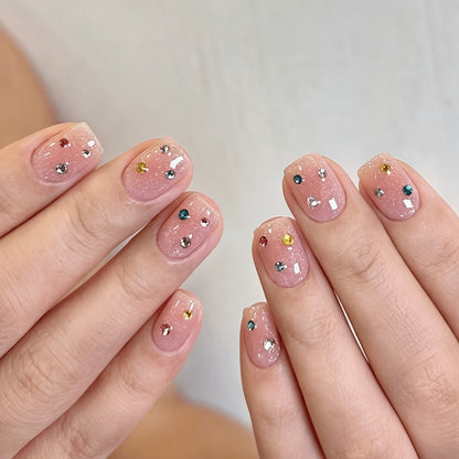 Acrylic Nail Kit 23-in-1 Professional Complete Set with 12 Glitter Colors White & Pink Powder - DIY Nail Extensions for Beginners & Pros No Glue No Liquid Manicure System for Women