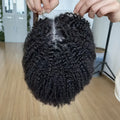 Kinky Curly 4*4 HD Lace Front Short Bob Wig - Human Hair Black Wigs with Elastic Band & Plucked Baby Hair, 4x4 Lace, Glueless Natural Look for, Stylish Hair Accessory, Short Hair Wig, Daily Natural Wig