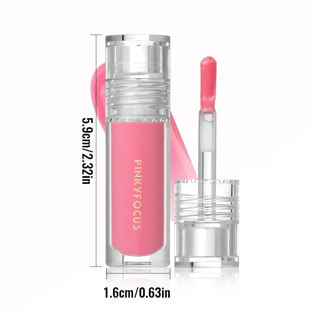 Lip Gloss Plumping Maximizer — Mirror-Like Shine Finish, Lip Injection Effect, Long-Lasting Hydrating Lip Gloss for Fuller-Looking Lips, 5 Shades Available