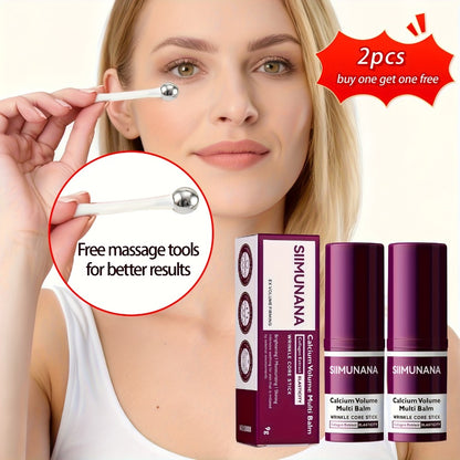 Korean Skincare Beauty Bar Collagen Calcium Moisturizing Cream - Multi-Purpose Face Lip Body Cream Fragrance Formula for Sensitive & All Skin Types Portable Unisex Gift